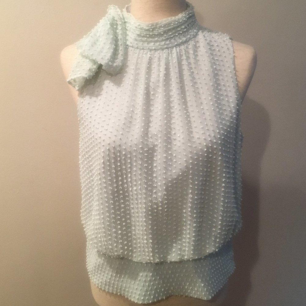Karen Millen Silk Mix Halter Top